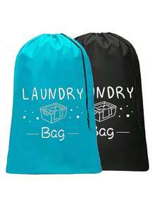 Laundry Bag Washable Drawstring Laundry Bags Dirty Clothes Organizer Fabric Laundry Basket Travel Laundry Bag Large Enough Portable Dirty Clothes Hamper For Bedroom Bathroom And Laundry Room Storage Simple Design Large Capacity For Storing Blankets Blankets Laundry Easy Fit A Laundry Hamper Or Basket Machine Washable Suitable For Daily And Travel Camping Home Business Back To School Use Travel Essentials Camping Essentials - Multicolor - View 8