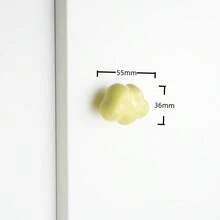 Tiradores de muebles con diseños de estrellas, nubes y lunas en cerámica para habitaciones infantiles, manijas de armarios y cajones con dibujos animados