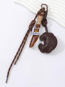 PU Faux Ox Horn Bag Charm - Multicolor - View 13