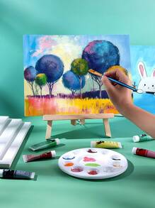 1/4/12 pezzi Tela su telaio professionale di misure 17,8 cm x 22,9 cm, 25,4 cm x 25,4 cm, 40,6 cm x 50,8 cm, 76,2 cm x 76,2 cm, 76,2 cm x 101,6 cm, Telaio in legno per galleria, pannelli di tela per pittura ad olio, acrilico, forniture artistiche per adulti e principianti, decorazione murale popolare