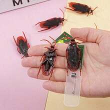 10pcs Fake Cockroach Chewing Gum Prank Toys, Novelty Funny Surprise Joke Toys For April Fools Day