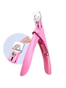 YUANDU Nagelklipparset med en karaktär, inklusive U-formad klippare, parallellklippare, nagelklippare, kristallgel och nagelfil, viktiga manikyrverktyg, nagelvårdsverktyg, nageltillbehör, nagelverktyg, nagelkonstverktyg, skolstart, naglar, nagelverktyg för press-on-naglar, manikyr- och pedikyrverktyg - Rosa - Visa 3