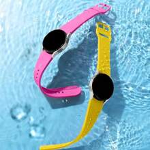 透气柔软硅胶运动表带兼容三星 Galaxy Watch 6/5/4 40mm 44mm/5 Pro 45mm/Galaxy Active 2/Galaxy Watch 3/Watch 4 Classic 42mm 46mm Watch 6 47mm 43mm，20mm 替换表带适用于女士男士兼容华为 Honor Garmin Amazfit 表带