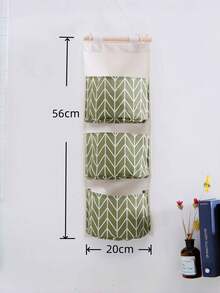 1 件加厚壁挂式悬挂收纳袋，简约网格式多口袋设计挂袋，耐用可折叠床头收纳袋，适用于家庭、宿舍和装饰，节省空间的设计收纳袋，门后收纳袋，适合万圣节礼物 - 彩色 - 查看 3