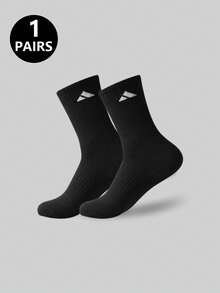 1/5/10/20 Pairs Casual Long Socks, Simple Comfort Breathable Daily Wear Unisex Crew Socks, Fall Socks