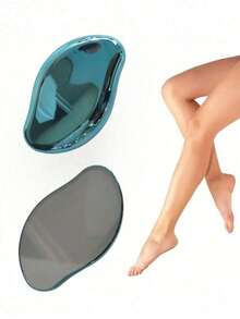 无痛物理脱毛器水晶毛发橡皮擦易于清洁可重复使用身体美容脱毛工具 - 粉色 - 查看 6