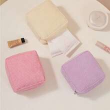 1 个卫生巾收纳袋，便携式女性卫生用品收纳盒 - 彩色 - 查看 8