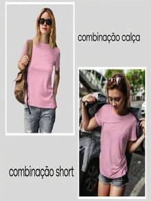 Babylook Medicine Women's T-Shirt Medical Course Short Sleeve Round Neck 100% Cotton Various Colors Ready For Delivery - Màu Hồng baby - Xem 4