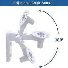 1pc/2pcs Wall-Mounted Camera Bracket, Suitable For Indoor Wireless Network Security Camera Hanging Wall-Mounted Support Base, Camera Bracket No Nail Wall-Mounted Camera Security Fixed Frame Adhesive Base Screws, Suitable For Dome Camera Bracket Monitoring CCTV
