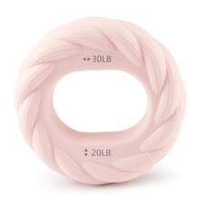 1-częściowy ergonomiczny silikonowy pierścień treningowy z uchwytem – miękki, antypoślizgowy i odporny na zużycie, wzmacniający dłonie dla mężczyzn i kobiet | Kompaktowy przyrząd do ćwiczeń palców kulkowych z teksturowaną powierzchnią do efektywnego treningu siły przedramion i chwytu | Przenośny przyrząd do ćwiczeń chwytu do domowej siłowni i ćwiczeń siłowych