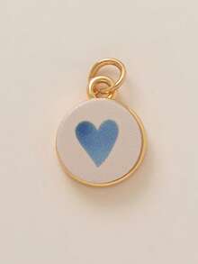 1件简约精致INS风草莓爱心DIY吊坠，18K镀金，抗氧化，适合送给妻子和母亲，可自由搭配 - 彩色 - 查看 16