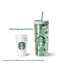 Starbucks Green Secret 473ml High-Value Transparent Double Drinking Cup