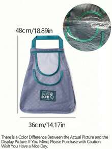 Túi đựng đồ dùng nhà tắm lưới di động - Túi đựng đồ dùng nhà tắm lưới trong suốt, túi đựng đồ vệ sinh cá nhân, túi đựng mỹ phẩm, giỏ xách, túi trong suốt bền chắc, túi đựng đồ vệ sinh cá nhân, túi đựng mỹ phẩm, thích hợp cho phòng tắm ký túc xá sinh viên, phòng tập thể dục, cắm trại, túi tắm nhanh khô, unisex, có móc treo. - Nhiều màu - Xem 5