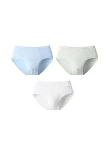 Annil Children's Clothing For Boys, Young Children, Teenagers, Antibacterial Triangle Pants, Three Pieces Set, Home Bottom Pants For Autumn