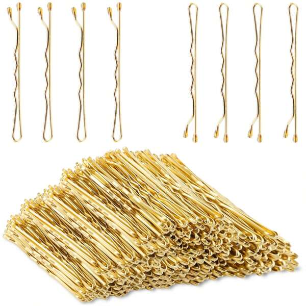150 pezzi Fermagli per capelli color oro, fermagli da donna 2025, adatti per peli spessi e folti, per tutti i tipi di capelli, molletta per i capelli da 5 cm