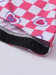 女式夏季骑行服，两用山地/公路骑行装备，速干高弹力面料，背面三口袋设计，山地/公路骑行装备 - 粉色 - 查看 6