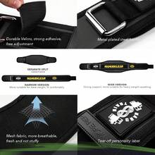 MANUEKLEAR Men'S And Women'S Weightlifting Belt, Portable Fitness Belt, Weightlifting Belt, Waist Support Belt, Waist Protection Belt, Suitable For Squats, Deadlifts, Cross Training, Strength Training Special Protection Belt - 黑色 - 查看 6
