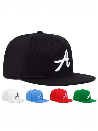 1 Gorra estilo snapback con bordado de letra R de peluche sintético, gorra ajustable de protección solar para exteriores, casual, adecuada para primavera, otoño, viajes, playa, vacaciones, estilo Y2K para niños y niñas