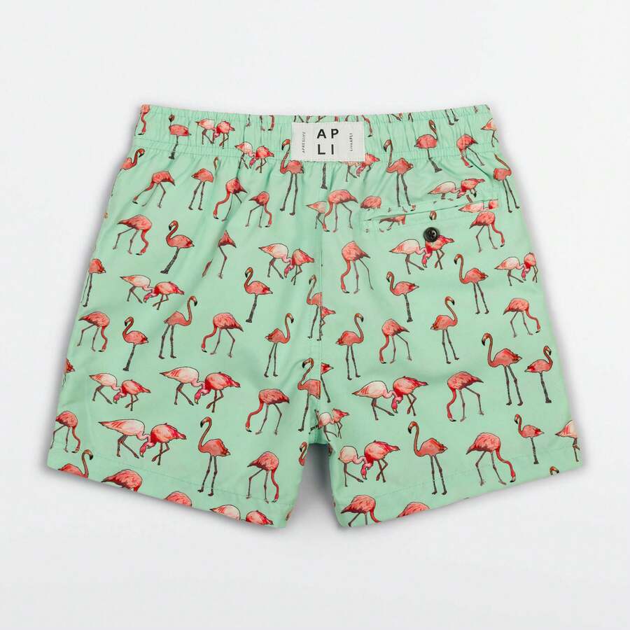 Apres Life Kids Greengos Swimshorts - Green - View 1