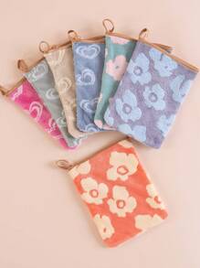 9/3pcs Ultra-Fine Fiber Face Makeup Remover Gloves, Reusable, Water Cleansing Facial Makeup And Impurities, Finger Towel, Sweat Wipe Gloves, Absorbent And Soft - Multicolor - View 6