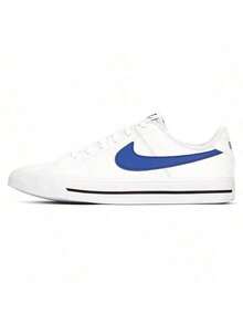 Nike 童鞋大童 全新COURT經典透氣輕便運動鞋小白鞋休閒鞋板鞋 - 藍白色 - 查看 2