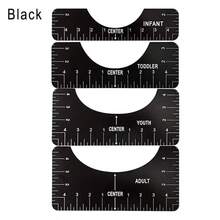 4pcs Tshirt Ruler Guide For Guiding T-Shirt PVC Alignment-T-Shirt Tool Set DIY Drawing Template Craft Tool Drafting Accessories - 4PCS - View 8