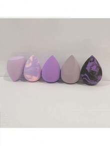 美妆蛋 5 件装，粉底混合美容海绵，液体、乳霜和粉末完美无瑕，多色化妆海绵，无乳胶干湿粉底卸妆膏，适合所有肤质。适合日常化妆、舞会、婚礼、购物、约会、晚宴团队建设、节日化妆、母亲节礼物、毕业季礼物、节日睫毛、狂欢妆容、狂欢派对、化妆、便宜、房间装饰、梳妆台、旅行、卧室、化妆配件、粉扑、化妆搅拌器、粉扑、化妆海绵