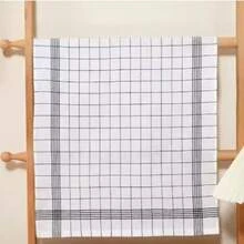 Large Checkered Kitchen Dish Towel, Absorbent Tea Towel, Soft Reusable Cleaning Cloth, Quick-Drying Dishcloth, Dishwashing Cloth - Multicolor - View 20