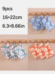 9/3pcs Ultra-Fine Fiber Face Makeup Remover Gloves, Reusable, Water Cleansing Facial Makeup And Impurities, Finger Towel, Sweat Wipe Gloves, Absorbent And Soft - Multicolor - View 12