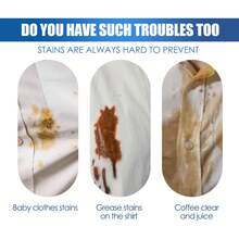 Clothing Stain Remover, Removes Stubborn Dirt, Grease, Sweat Stains