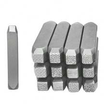 Steel Seal Stamping Set - Jewelry Metal Stamping Tool - Jewelry Carving Tool - Jewelry Chiseling Set Professional Craft Mold - Steel Texture - Suitable For Imprinting On Wood, Leather, Jewelry, Etc. - Handicraft And Art Stamping Set