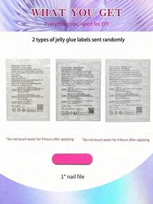 24 Buah Kuku Palsu Pendek Persegi Lembut Warna Pink, Ujung Kuku Tempel yang Nyaman, Cocok untuk Semua Anak Perempuan/Wanita, Termasuk Kuku Gel dan Perlengkapan Kuku Kikir - Baby Pink - View 6