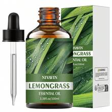 30ml/60ml Dual Size Lemongrass Aromatherapy Essential Oil, Fresh Herbal Fragrance, Long Lasting Aroma, Compatible With Diffuser/Oil Burner, Portable Design For Home, Office, Travel, Space Refreshing, Compact Size For Easy Carrying, Elegant Packaging, Perfect Gift For Friends - Lemongrass Essential Oil - View 14