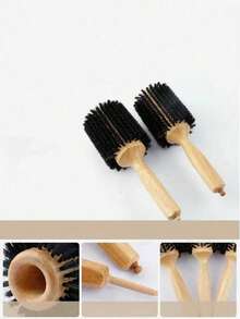 1 件木制卷发刷，天然野猪鬃毛，沙龙发型刷，用于丰盈、卷发、吹干、波浪发型，适合家庭和专业使用，返校、旅行度假必需品、女士发饰、刷子、发刷、边缘刷、刷头发、发梳、梳头发、顺发刷、球刷、迷你发刷、发刷套装、木梳、发刷、刷子、梳子、光滑后刷、发刷、边缘刷、刷头发、发梳、发刷套装、梳头发、迷你发刷、顺发刷、发刷、头发、配饰、美发产品、美发工具、美发用品、护发、卷发刷、理发师、理发师配件、美发设备、旅行必需品、旅行必需品、发型、美发