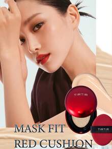 TIRTIR Red Cushion Foundation, Lightweight Coverage, Long-Lasting Satin Finish, 18g - 17N Vanilla Rice - View 6