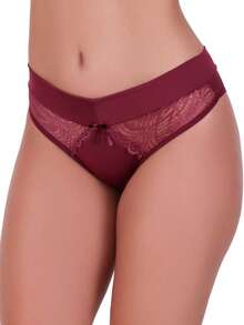 Panty Kit With Lace And Bow Detail - Nhiều màu - Xem 4