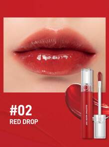 Rom&Nd水膜唇彩 水光镜面透明唇彩 果汁唇膏 玻璃唇彩 口红 - #02 RED DROP - 查看 1