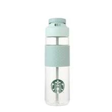 Starbucks High-Value Mint Green 710ml Large-Capacity Sports Water Bottle Leak-Proof Portable Cup Fitness Water Cup Unisex Outdoor Sports Water Cup