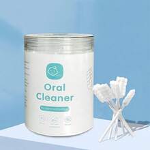 婴儿舌头清洁器婴儿牙刷30支装一次性婴儿牙刷用于清洁婴儿口腔纱布牙线用于清洁婴儿牙刷和口腔牙齿护理口腔卫生清洁棒适用于0-36个月婴儿 - 彩色 - 查看 2