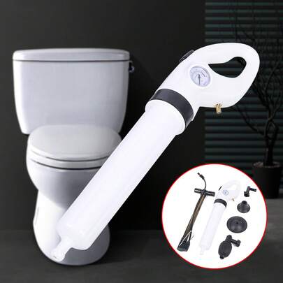 Toilet Plunger Toilet Unblocker Powerful Drain Unblocker Manual Air Pressure Drain Pump Pipe Dredge Tools For Unblocking Bathtub Shower Floor Drain And Pipe Clog