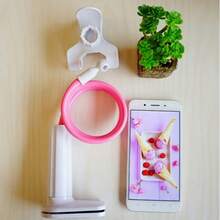 1pc Universal 360° Rotating Tablet And Phone Stand - Adjustable Flexible Spiral Base, Suitable For Slouchy Browsing, Perfect Bedside Companion, Ergonomic Design, Space-Saving, Durable, Multi-Angle Viewing For Tablets And Smartphones