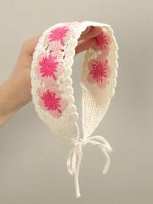 1 chiếc băng đô dệt hoa thủ công phong cách Boho, thích hợp để đeo hàng ngày, đi chơi mùa xuân, làm phụ kiện tóc, đồ dùng học tập/sinh viên, phụ kiện mùa thu/đông, trang phục ngày lễ, khăn choàng thanh lịch cho nữ, khăn trùm đầu mềm mại thời trang, phụ kiện du lịch mùa hè. - Chuyển màu hồng - Xem 27