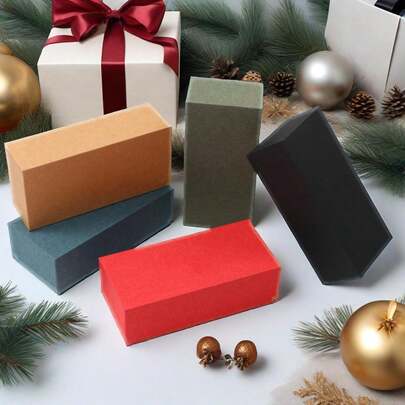 1 pieza Caja de joyería con tapa, empaque de regalo para el Día de San Valentín, caja de almacenamiento de joyas con esponja para organizador de almacenamiento de mujeres, esencial de viaje, decoración de otoño, Halloween