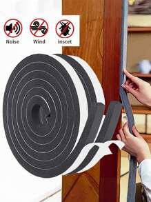 157.5/314.9in Door Window Sealing Strips Sound-Proof Door Window Foam Back Noise Insulation Excluder Tape Dust-Proof Sealing Strip - Multicolor - View 1
