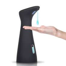 1pc Automatic Soap Dispenser, 200ml Touchless Soap Dispenser With Waterproof Base, Automatic Alcohol Dispenser ,Automatic Soap Dispenserr Liquid Kitchen Bathroom Hotel, Bathroom Organizer And Storage, Home Decor, Home Furniture - White - View 14