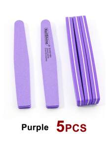 NailShine 3/5/10/20 件海绵 100/180 号指甲锉和抛光套装，双面砂纸板可水洗抛光块，适用于天然指甲和水晶指甲，专业美甲工具