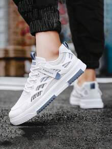 2025 新款休闲小众百搭男士运动鞋，网眼透气休闲沙滩鞋，2000 年代风格情人节创意 - 彩色 - 查看 4