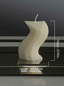 1 szt. Kreatywna nordycka minimalistyczna świeca aromaterapeutyczna w paski, ręcznie robiona jednokolorowa geometryczna świeca filarowa, odpowiednia do dekoracji świec, prezenty świecowe, świece sojowe, zestawy świec, świece urodzinowe, świeczniki, prezenty dla przyjaciół, prezenty dla kobiet, wystrój domu, prezenty zimowe, dekoracje prezentów, urocze świece, świece zapachowe na ukończenie szkoły, wesele