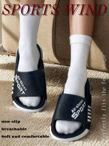 新款夏季时尚简约男士家居拖鞋，适合日常休闲穿着。加厚鞋底设计，透气柔软，穿着舒适。采用EVA材质，防臭、护足、速干，并具有超强减震性能。适合在海滩、户外街道、室内卧室、浴室等场所穿着。男女通用设计，另有情侣款可选。 - 查看 2