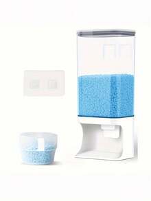 1个壁挂式洗衣液分配器 - 多功能收纳，可放置洗衣香氛增香剂，带杯子 - 彩色 - 查看 8